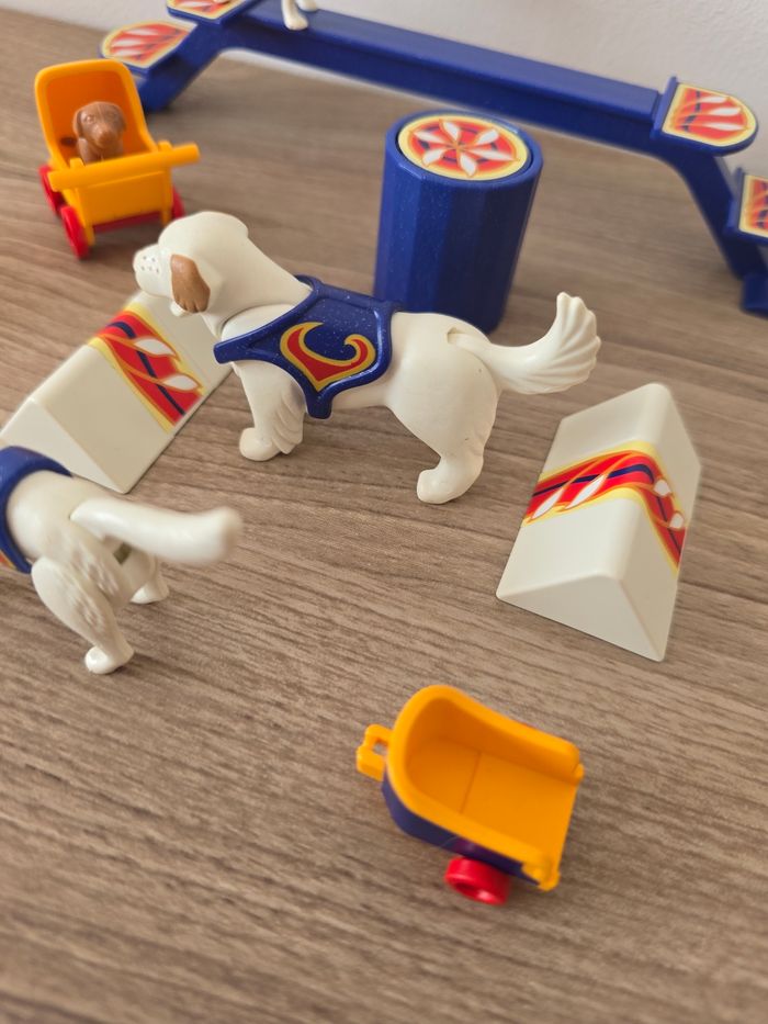 Lot playmobil les chiens du cirque - photo numéro 3