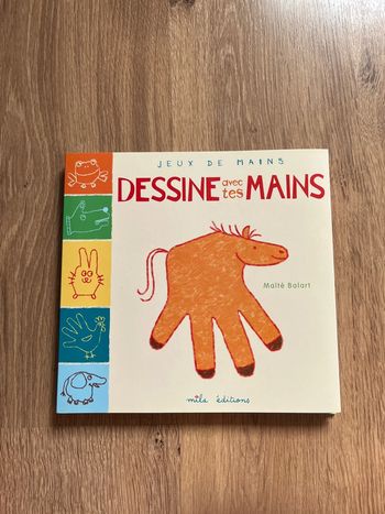 Livre pour apprendre à dessiner avec les mains