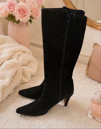 Bottes noires femme à talons – pointure 38 – style élégant