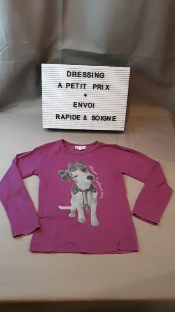 T shirt manche longue 5 ans