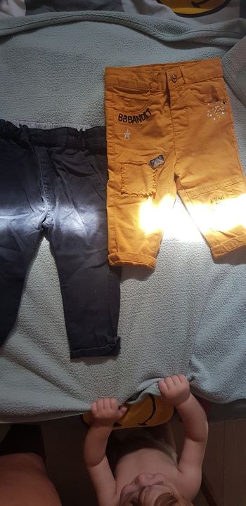 Lot de 2 pantalons 9mois