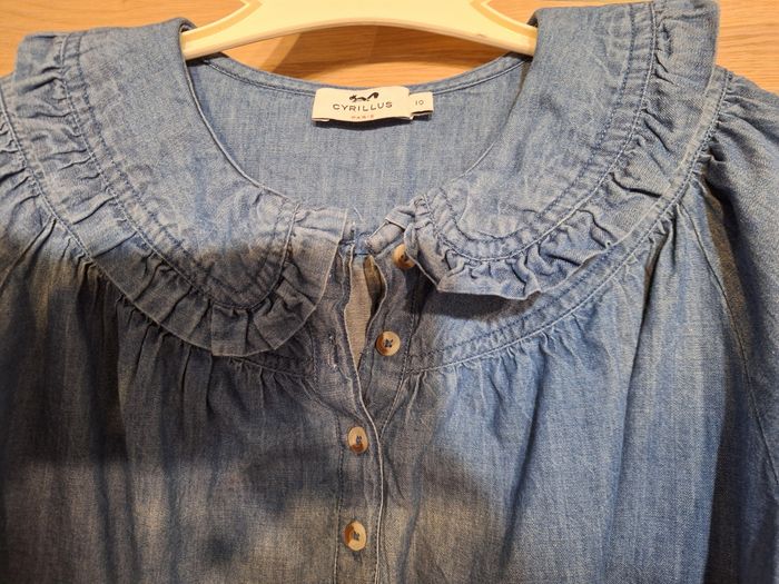 Chemisier avec grand col - photo numéro 4