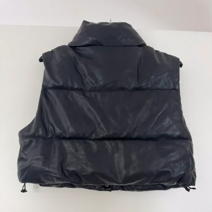 Gilet crop top sans manche - photo numéro 2