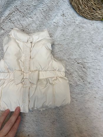Doudoune sans manche crème - Baby Gap 