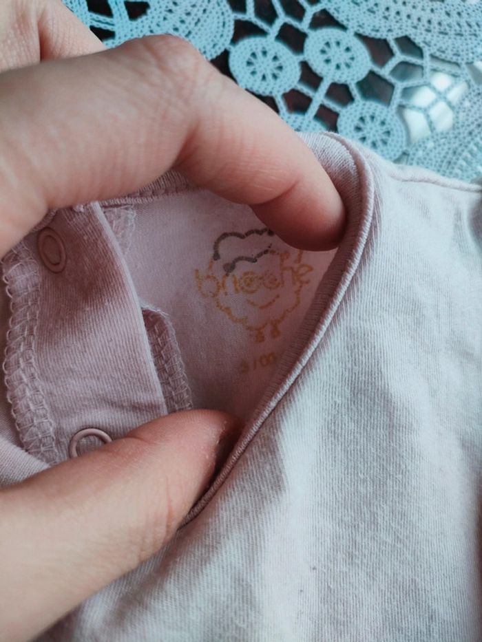 Ensemble Pijama bodie fille 3 mois - photo numéro 5