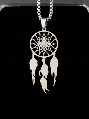 Chaîne + pendentif bohème