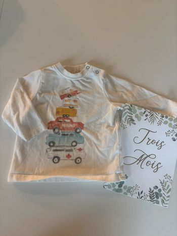 T-shirt Arsène et les pipelettes 3 mois