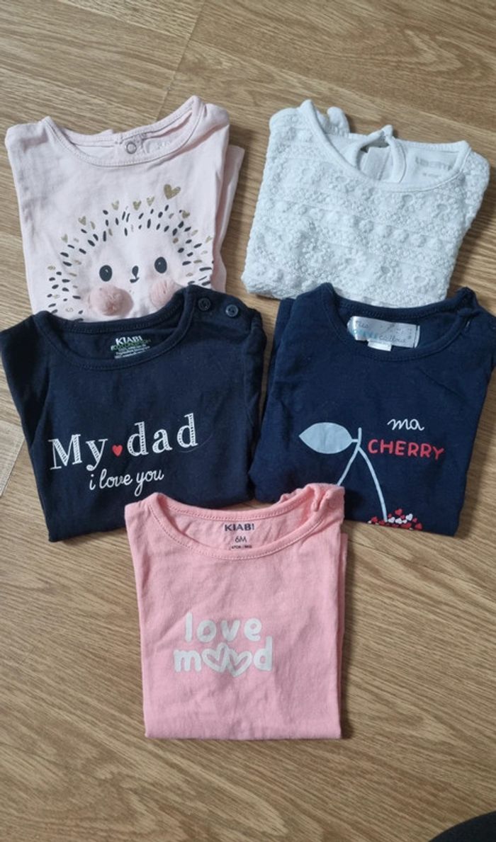 Tee-shirt manche courte 6 mois
