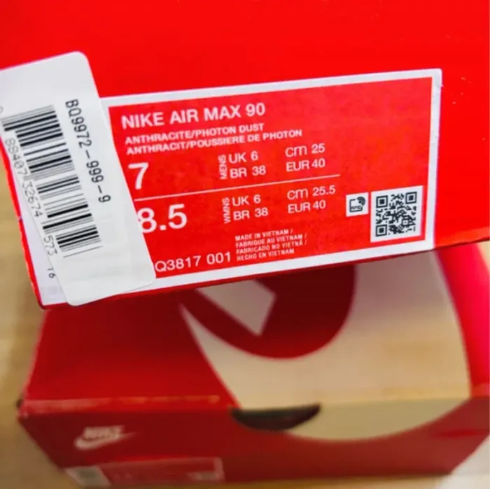 Nike Air Max 90 Réflective Anthracite black taille 40 - photo numéro 7