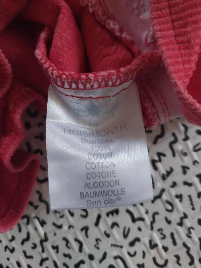 Robe velours Minnie Disney bébé 18 mois - photo numéro 5