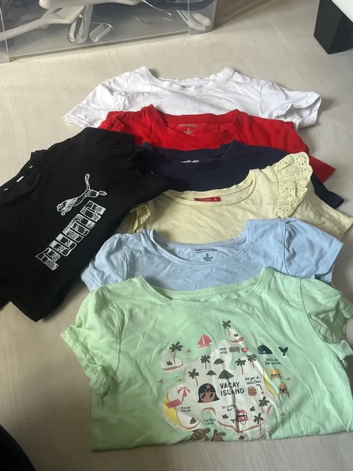 Lots t-shirt 8 ans - photo numéro 8