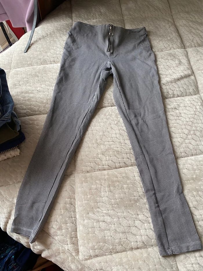 Leggings à carreau taille xs