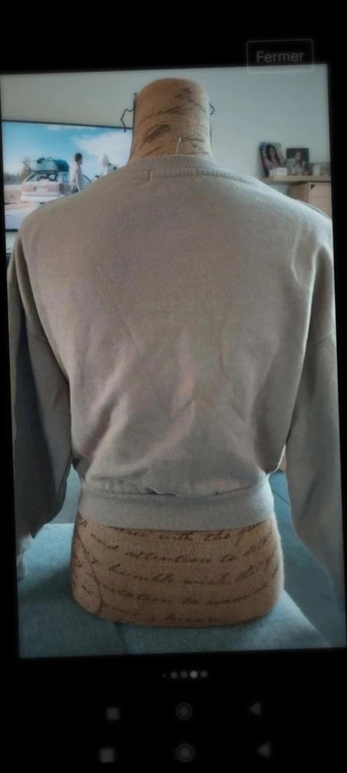 Sweat  taupe  taille 32  primark - photo numéro 7
