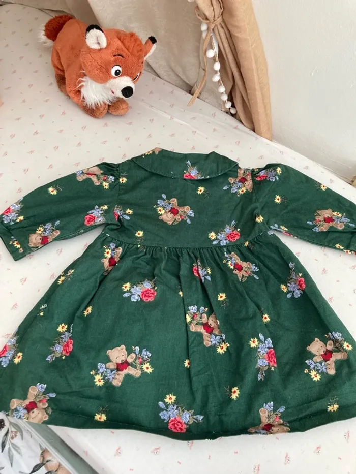 Robe verte, taille 18 mois - photo numéro 5