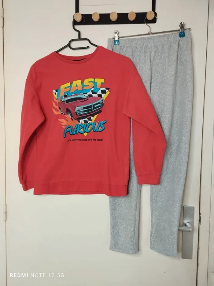 Pyjama Fast & Furious taille 12 ans