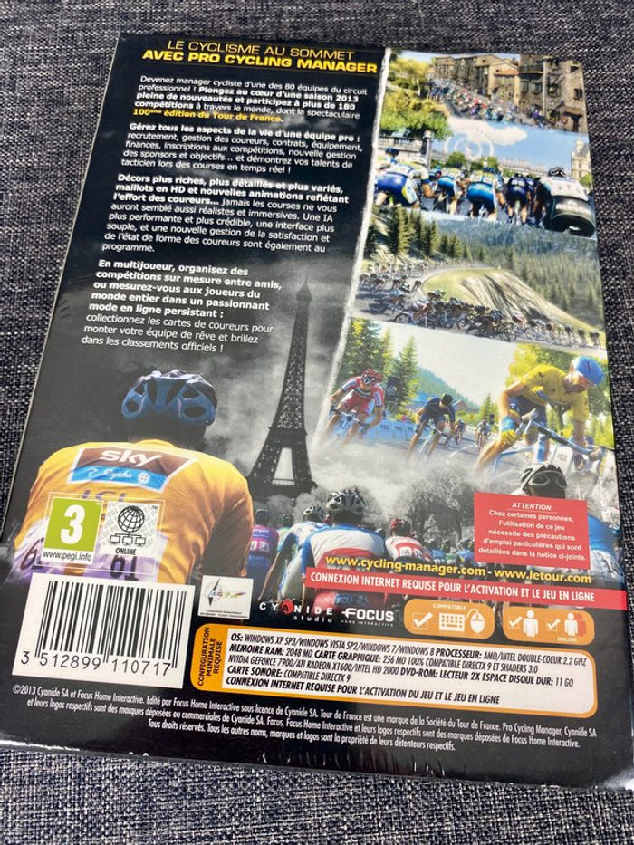 Pro Cycling Manager 2013 PC - Neuf sous blister - Brand New Sealed (prix Amazo: 21 eur) - photo numéro 2