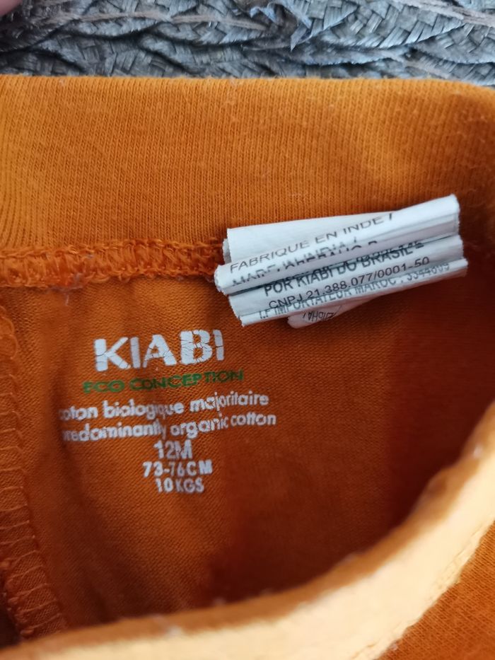 Legging 12 mois kiabi coton bio. - photo numéro 2