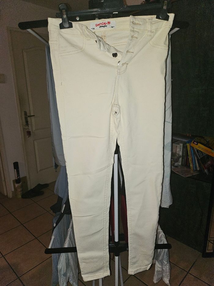 Jean creme - photo numéro 2