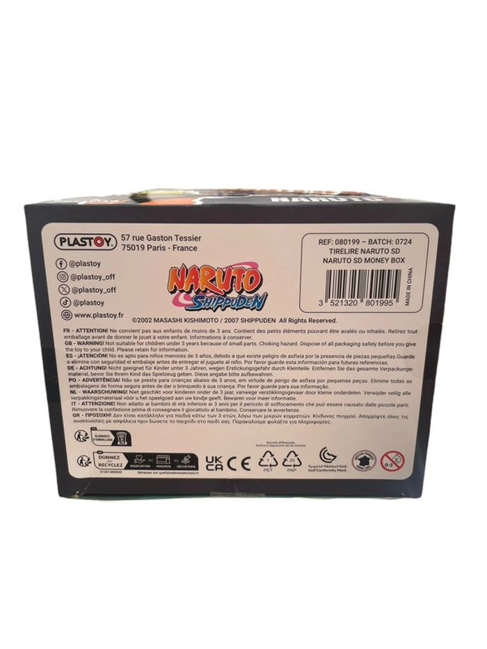 Figurine tirelire Naruto Shippuden Naruto Sd Figure 36 Money Box Plastoy neuf - photo numéro 6