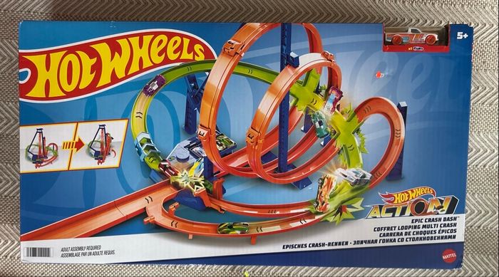 🚦 Hot Wheels – Circuit Looping Multi Crash – Neuf 🌟 - photo numéro 2