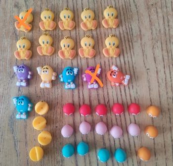 Lot de perles en silicone