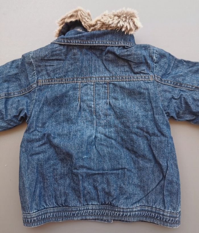 Veste en jeans doublée 2 ans fille grain de blé - photo numéro 6