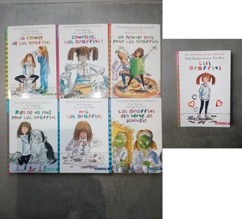 Livre enfant - lot de 7 livres de la collection "Les aventures de Lili Graffiti"