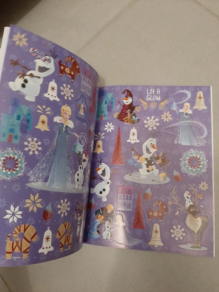 Cahier coloriage reine des neiges - photo numéro 3