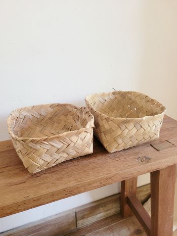 Lot de 2 petits paniers