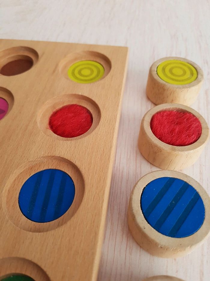 Jeu de memo tactile en bois Goki - photo numéro 9