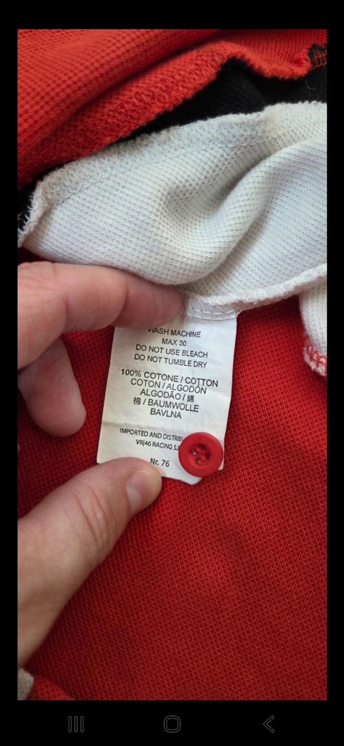 Polo Honda taille M rouge en très bon état - photo numéro 6