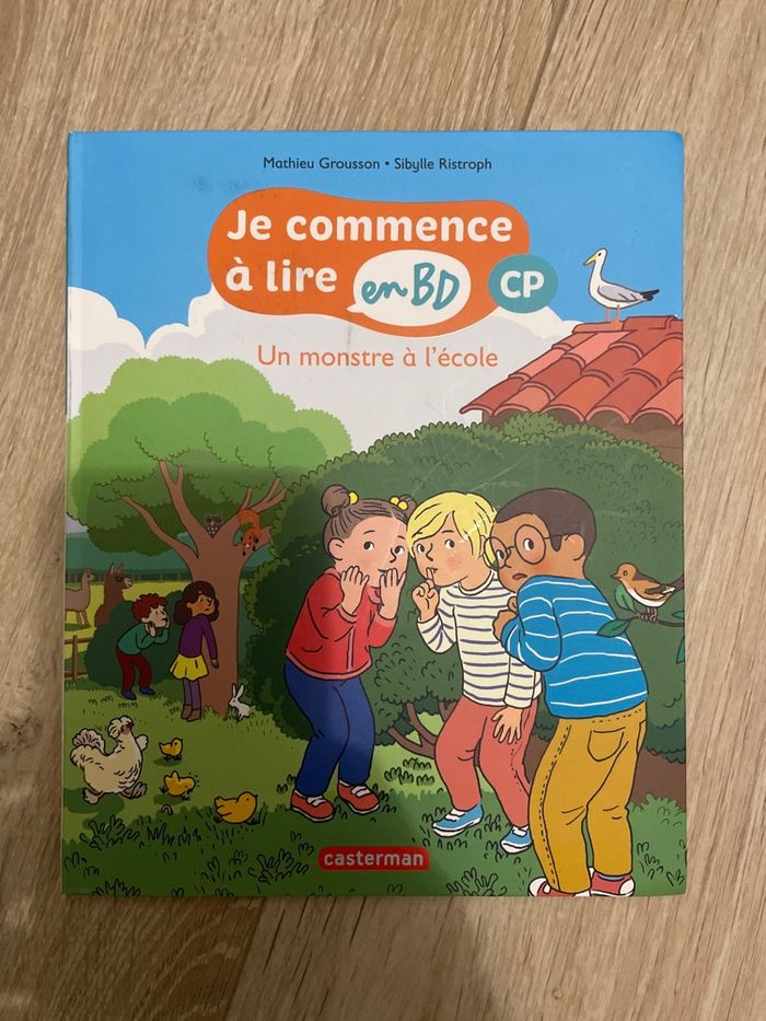 Bd je commence à lire Un monstre à l’école