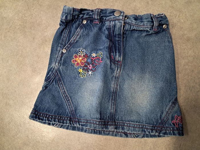 jupe jean fille 3 ans