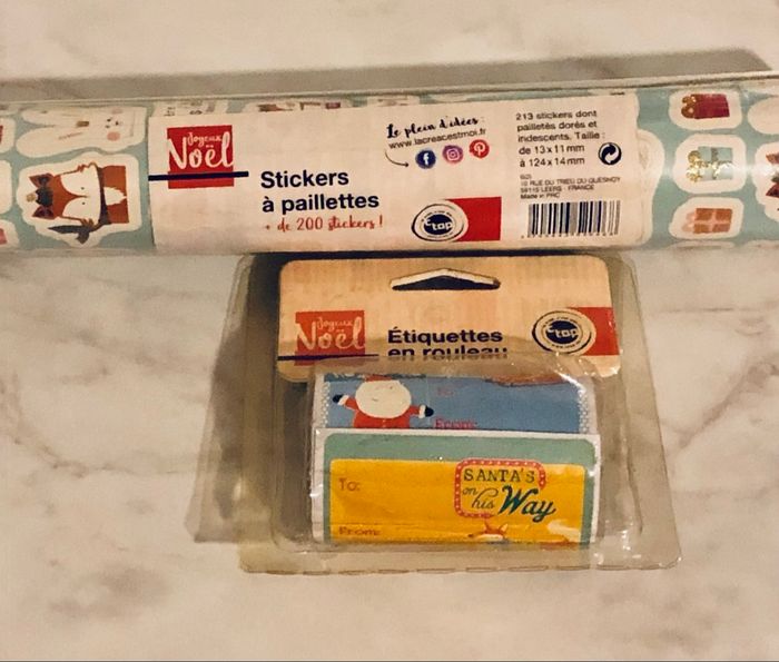 Étiquettes cadeaux et stickers Noël - photo numéro 2