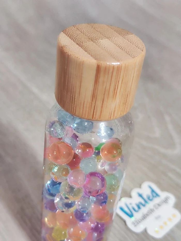 Bouteille sensorielle retour au calme billes d'eau - photo numéro 5