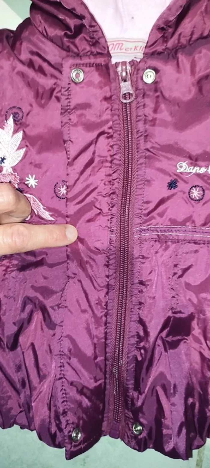 Jolie veste type doudoune - fille 6 mois - excellent état - photo numéro 5