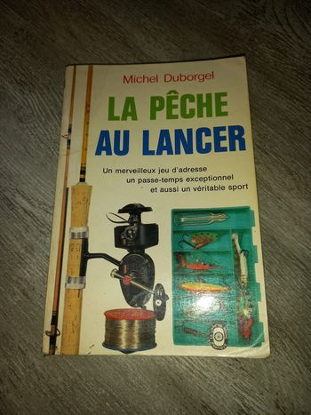 livre vintage la pêche au lancer