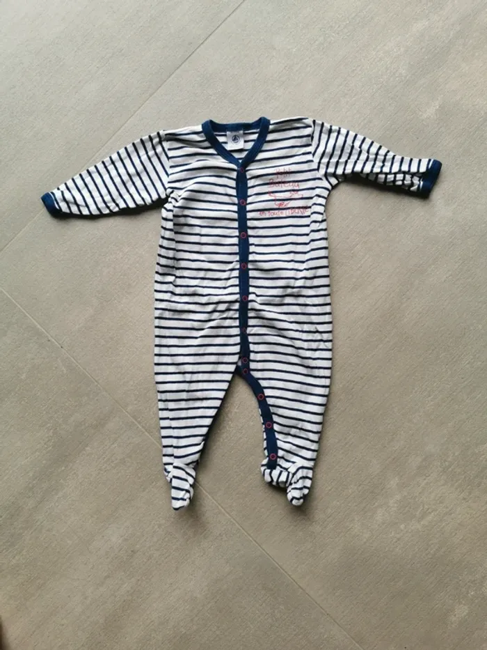 Pyjama marinière 6mois