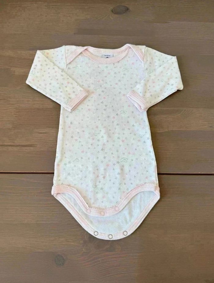 Body Petit Bateau manches longues - 6 mois - très bon état