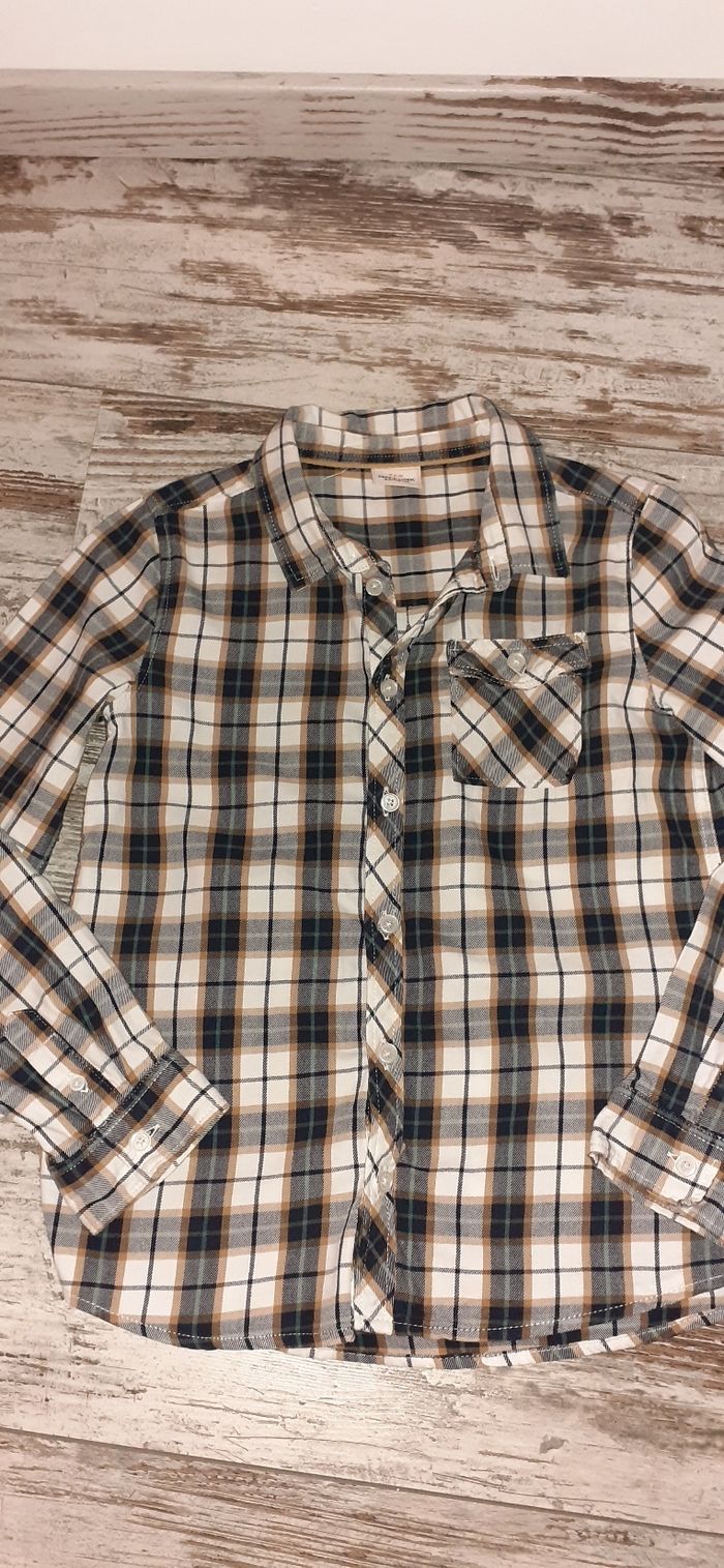 Chemise à carreaux