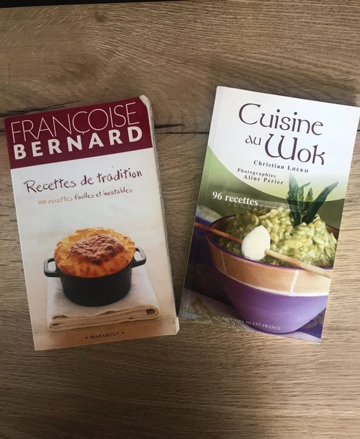 Lot de livres de cuisine