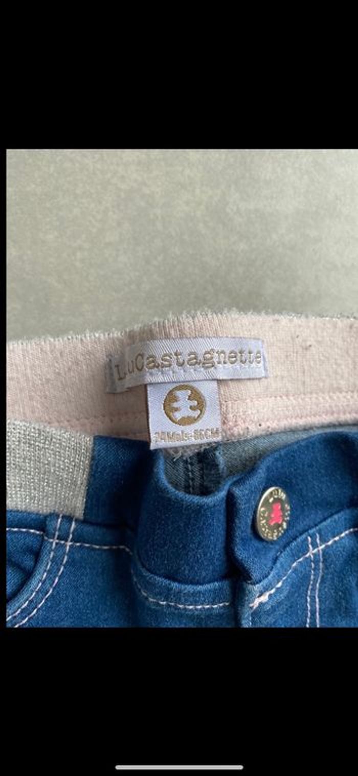 Jean Lulu castagnette fille girly 24 mois - photo numéro 4