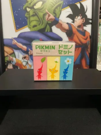 Pikmin - Taito - Set de 9 dominos Pikmin Rouge, Jaune et Bleu & Chappi