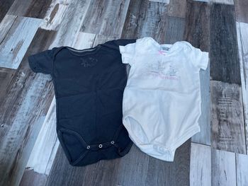 Très beau lot de bodies été fille 12 mois