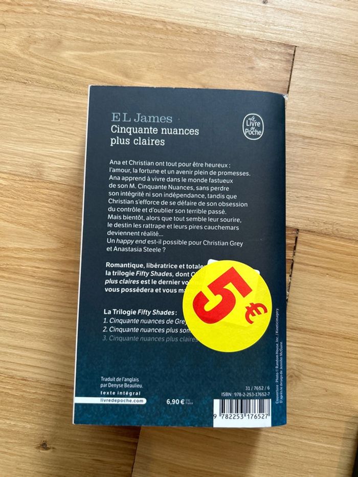 Roman Cinquante nuances plus claires - photo numéro 2