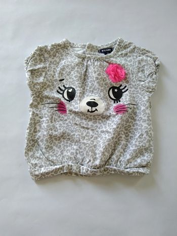 Tee shirt fille 3 mois Kiabi manches courtes