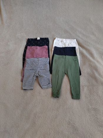 Lot 6 leggings 6 mois
