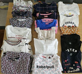 Lot vêtements filles 8 ans