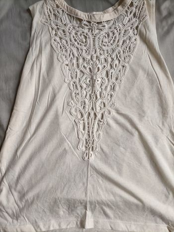 T shirt avec dentelle