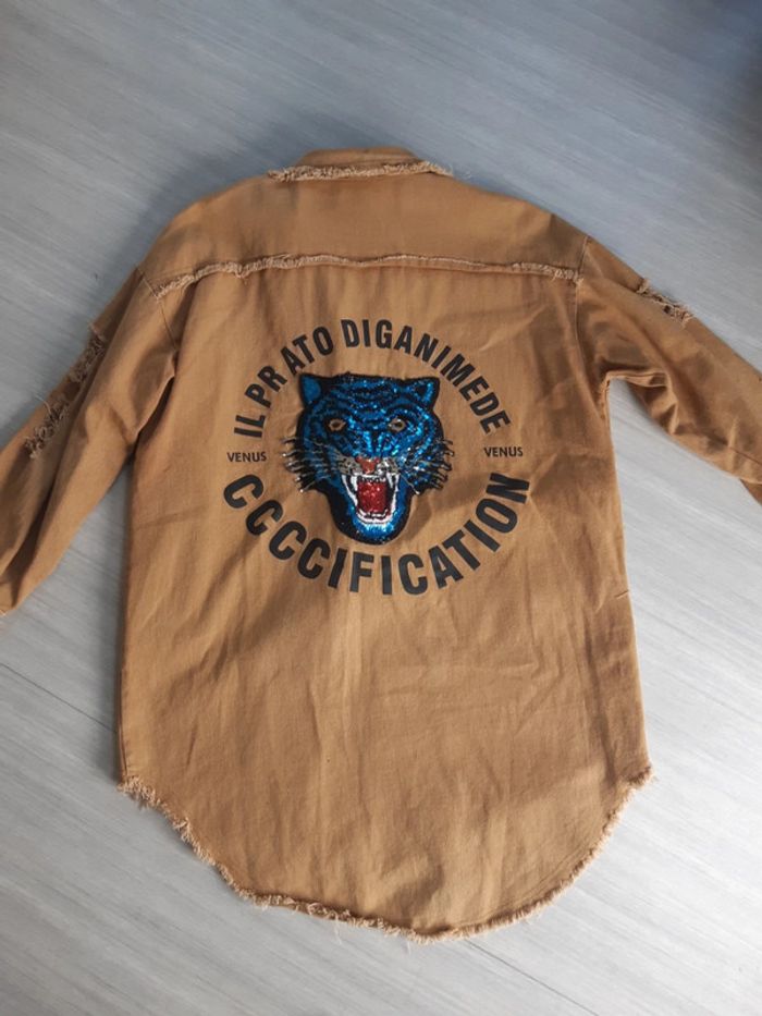 Veste chemise femme tigre taille M/L - photo numéro 7